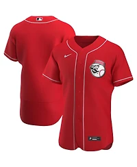 Men's Scarlet Cincinnati Reds Alternate Authentic Team Logo Jersey