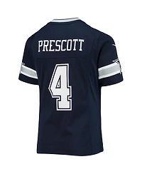 Big Girls Dak Prescott Navy Dallas Cowboys Team Game Jersey