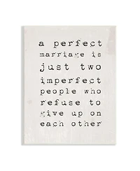Stupell Industries A Perfect Marriage Wall Plaque Art, 10" x 15"
