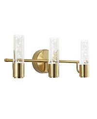 Bolha 3-Light Minimalist Modern Bubble Integrated Led Vanity Light