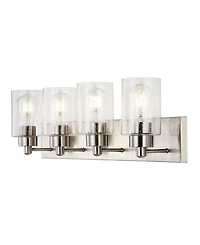 Irving 3-Light Seeded Modern Contemporary Led Vanity Light