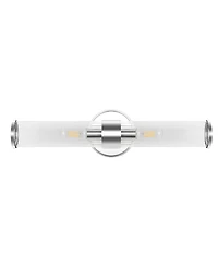 Cecil 2-Light Tall Cylinder Modern Mid-Century Led Vanity