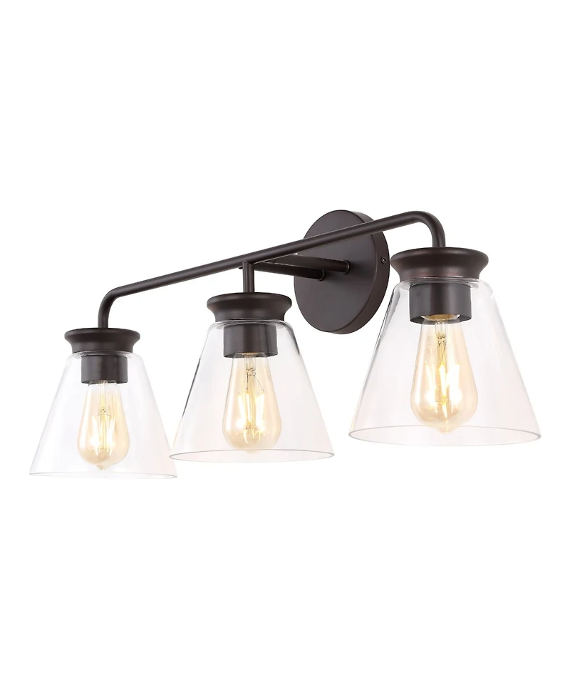 Kondo 3-Light Modern Farmhouse Iron Led Vanity