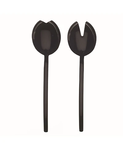 Due Oro Nero Salad Servers Set, 2 Piece
