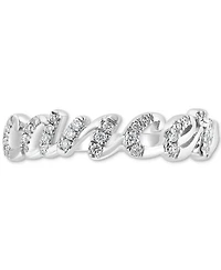 Effy Diamond Zodiac Cancer Ring (1/10 ct. t.w.) in Sterling Silver