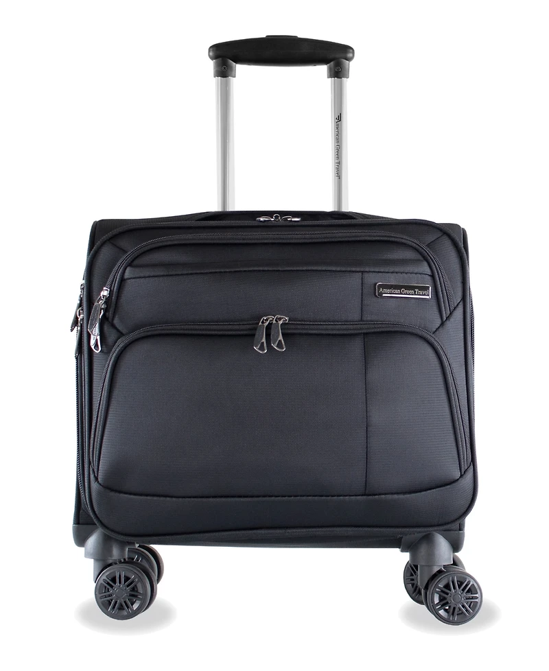 Jefferson 17" Carry-On Spinner Laptop Briefcase
