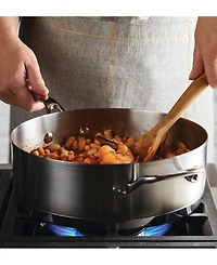 KitchenAid 3-Ply Base Stainless Steel 4.5 Quart Induction Saute Pan with Helper Handle and Lid
