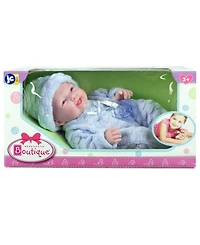 Mini La Newborn 9.5" Real Boy Baby Doll Blue Outfit - Boy