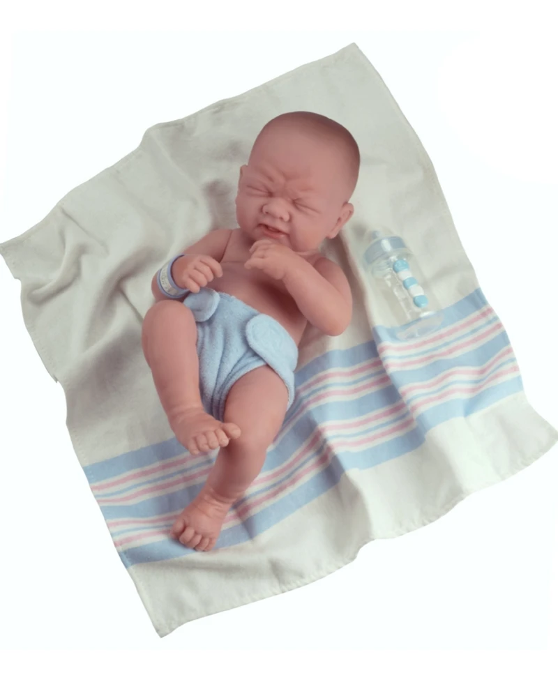 La Newborn First Tear 14" Real Boy Baby Doll - First Tear Boy