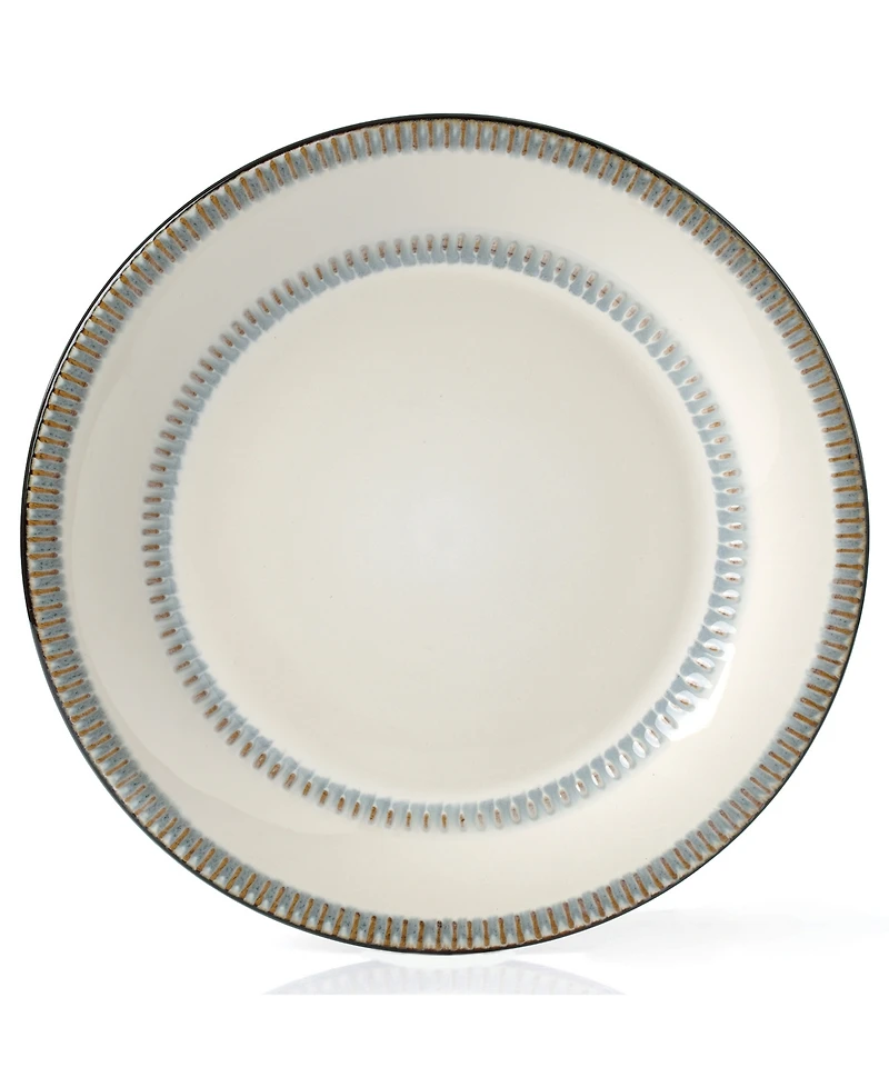 Lorren Home Trends Stoneware Contrast, Set of 16