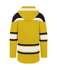 Men's Gold, Navy Nashville Predators Superior Lacer Pullover Hoodie