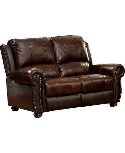 Todrick Leather Loveseat