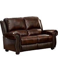 Todrick Leather Loveseat