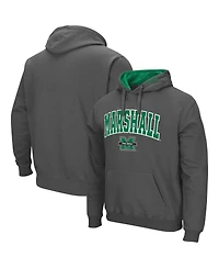 Colosseum Men's Marshall Thundering Herd Arch and Logo Pullover Hoodie