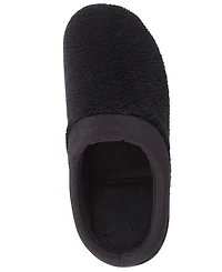 Isotoner Signature Microterry Pillowstep Slippers with Satin Trim