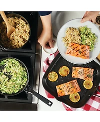 KitchenAid Hard Anodized 10 Piece Nonstick Cookware Pots and Pans Set