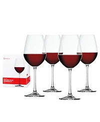 Spiegelau Salute Red Wine Glasses, Set of 4, 19.4 Oz