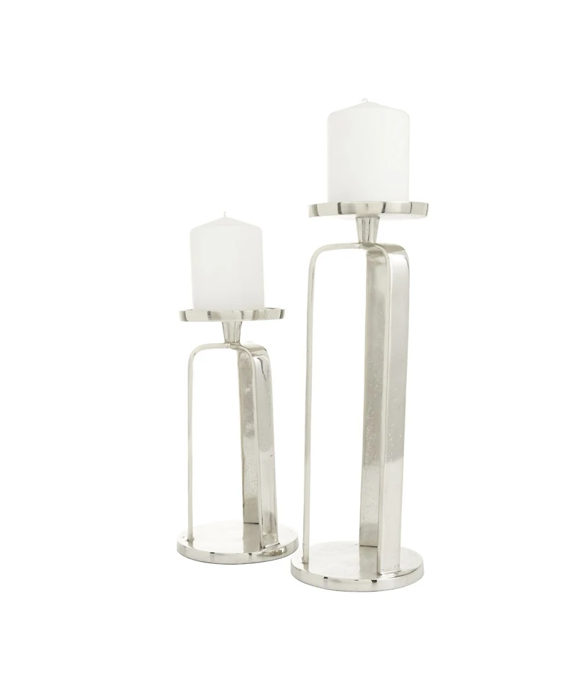 CosmoLiving by Cosmopolitan Modern Candle Holder, Set of 2