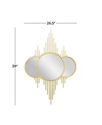 CosmoLiving by Cosmopolitan Metal Contemporary Wall Mirror, 39" x 27"
