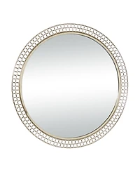 Metal Contemporary Wall Mirror, 37" x 37"