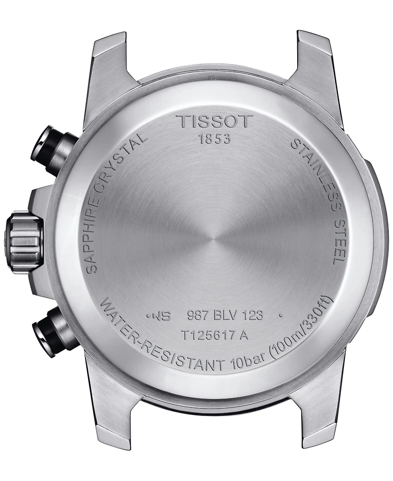 Tissot Men's Swiss Chronograph Supersport Textile Strap Watch 40mm