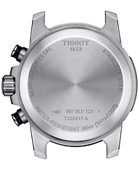 Tissot Men's Swiss Chronograph Supersport Textile Strap Watch 40mm