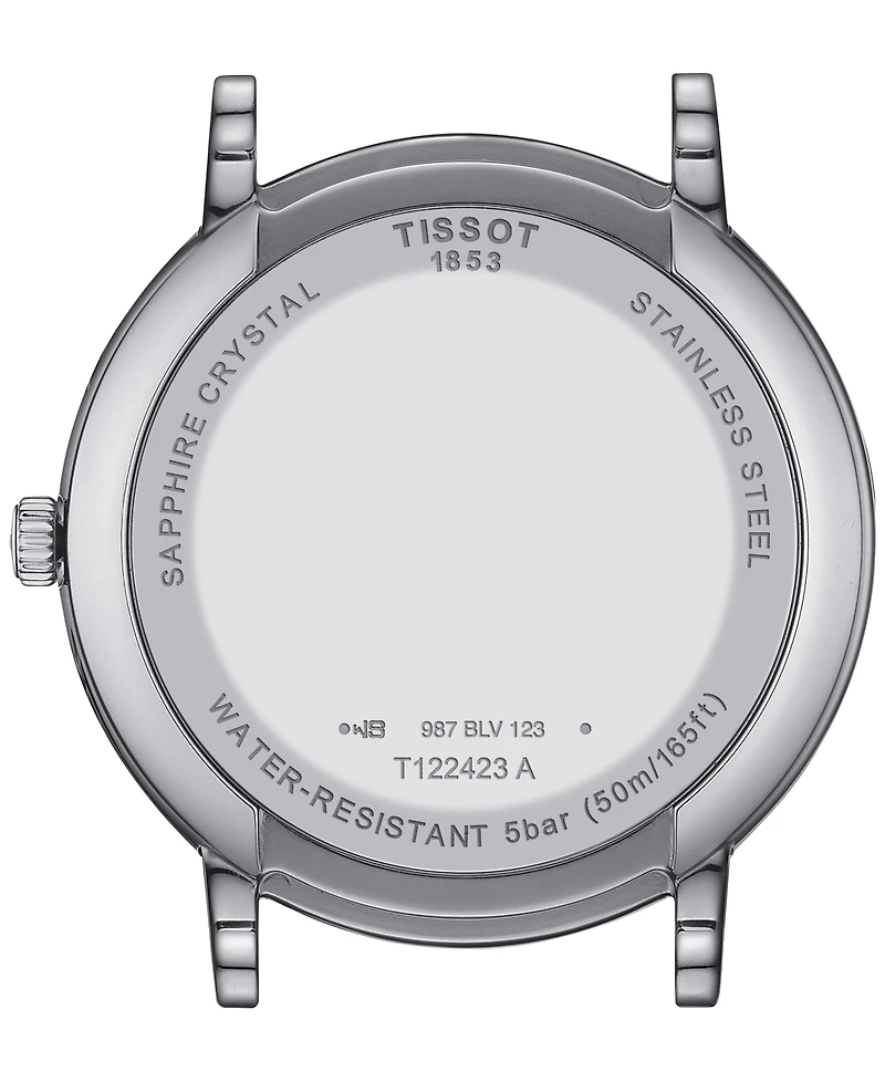 Tissot Men's Carson Premium Gent Moonphase Stainless Steel Bracelet Watch 40mm