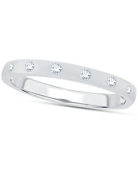 3-Pc. Set Diamond Tri-Tone Stack Rings (1/5 ct. t.w.)