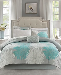 Madison Park Essentials Maible Reversible 9-Pc. Comforter Set, California King