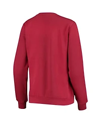 Women's Crimson Alabama Tide Campanile Pullover Sweatshirt