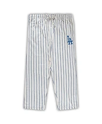 Men's White, Royal Los Angeles Dodgers Big and Tall Pinstripe Sleep Set