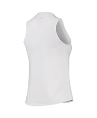 Women's White, Black Chicago Cubs Sonata Tank Top and Leggings Set