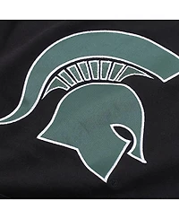 Big Boys Black Michigan State Spartans Logo Pullover Hoodie