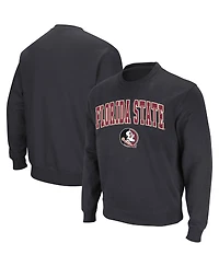 Colosseum Men's Florida State Seminoles Arch & Logo Tackle Twill Pullover Sweatshirt