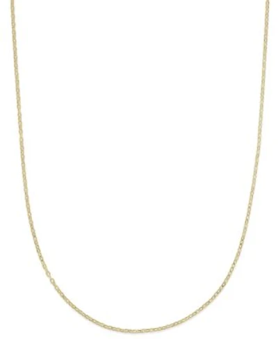 Italian Gold 16 18 Flat Rolo Chain Necklace 1 3 8mm In 14k Gold