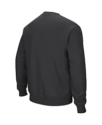 Colosseum Men's Kansas State Wildcats Arch and Logo Crew Neck Sweatshirt