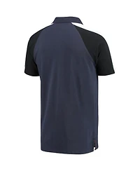 Men's Tommy Hilfiger Navy, White Chicago Bears Holden Raglan Polo Shirt