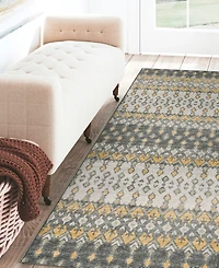 Dalyn Brisbane Washable BR1 2'3" x 7'6" Runner Area Rug