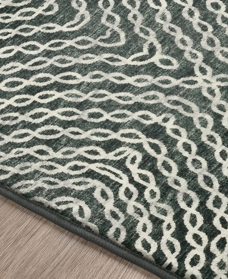 Dalyn Brisbane Washable BR3 2'3" x 7'6" Runner Area Rug