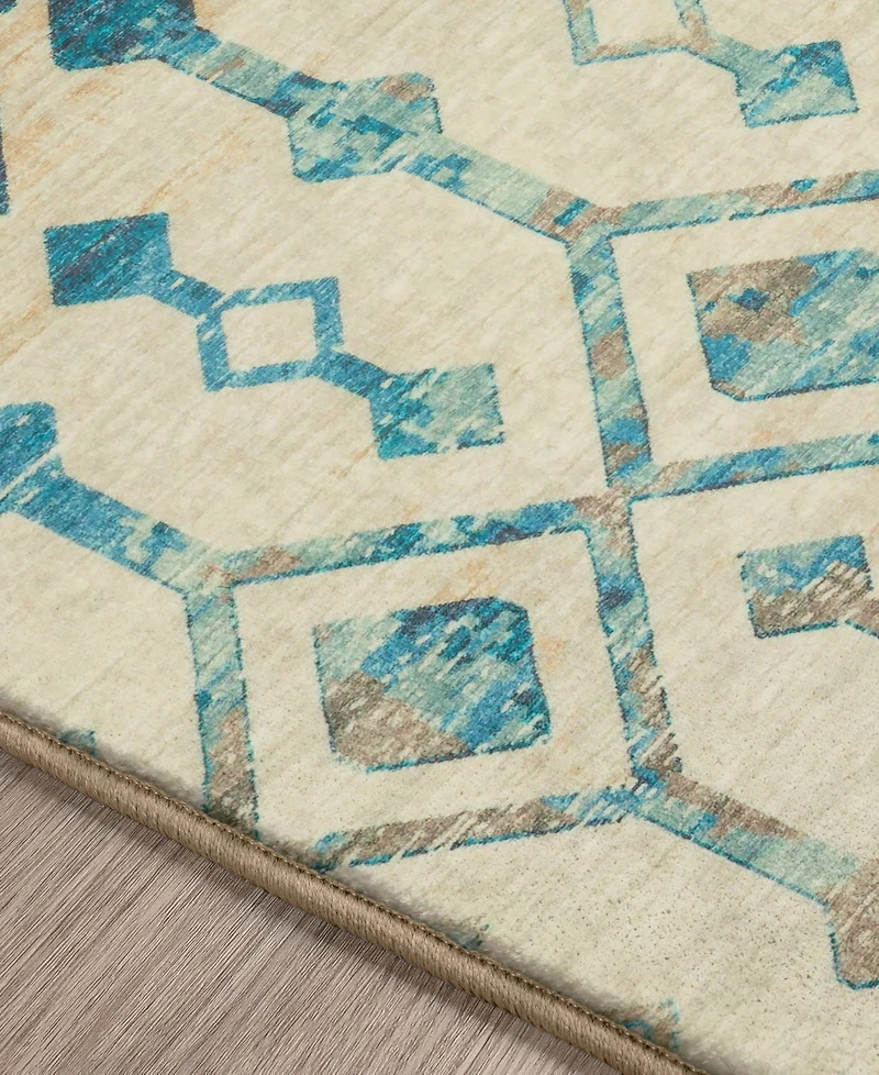 Dalyn Brisbane Washable BR8 2'3" x 7'6" Runner Area Rug
