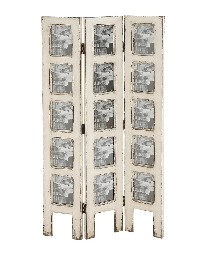 Wood Farmhouse Room Divider Screen