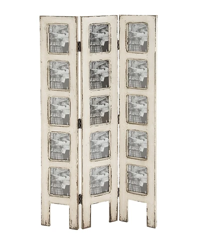 Wood Farmhouse Room Divider Screen