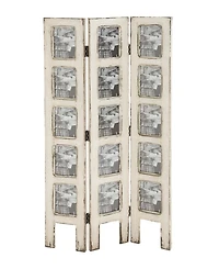 Wood Farmhouse Room Divider Screen