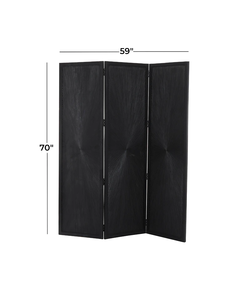 Mango Wood Contemporary Room Divider Screen
