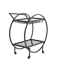 Metal Contemporary Bar Cart