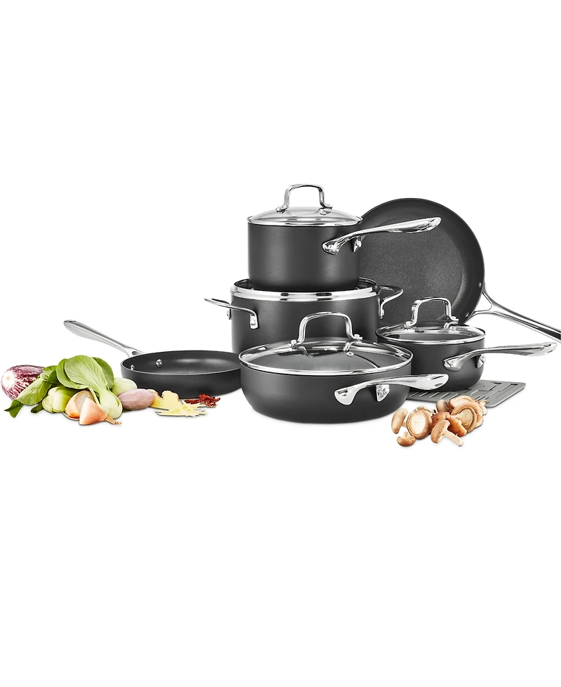 The Cellar Hard-Anodized Aluminum Nonstick 11-Pc. Cookware Set, Exclusively at Macy's