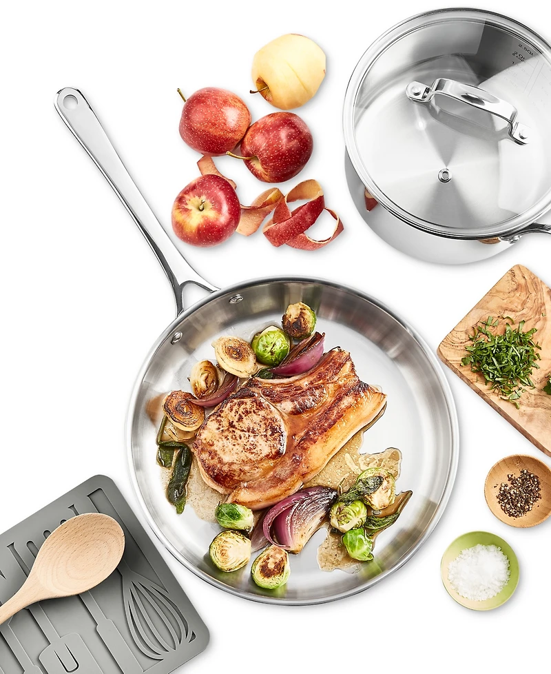 The Cellar Stainless Steel 11-Pc. Cookware Set, Exclusively at Macy's
