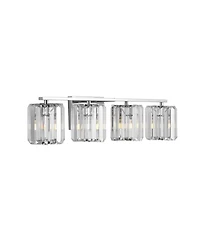 Coco Prism Vintage-like 4-Light Classic Glam Led Vanity Light