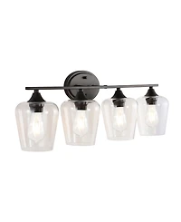 Jonathan Y Jayne 4-Light Cottage Rustic Led Vanity Light