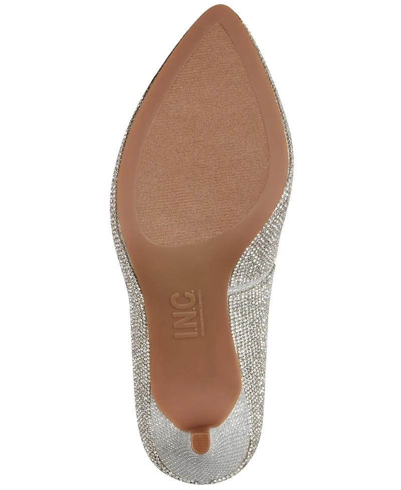 I.n.c. International Concepts Women's Zitah Embellished Pointed Toe Pumps